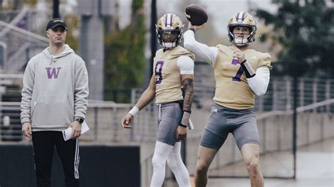 Rogers Next Up to Make Husky Starting Quarterback Debut.